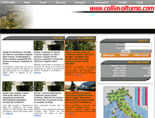 Tablet Screenshot of colliavolturno.com